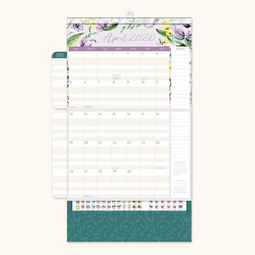 Studio Oh - 2026 Bella Flora Do It All Wall Calendar